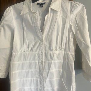 White button up shirt womens